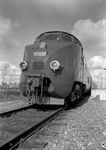 837229 Afbeelding van het diesel-electrische treinstel nr. 1002 (?) (DE 4, serie 1000, RAm, T.E.E.) van de N.S./S.B.B. ...